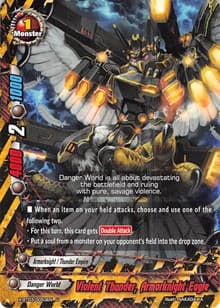 Violent Thunder, Armorknight Eagle - Overturn! Thunder Empire!! - Future Card BuddyFight card