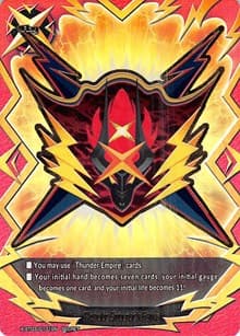 Thunder Emperor's Fangs - Overturn! Thunder Empire!! - Future Card BuddyFight card