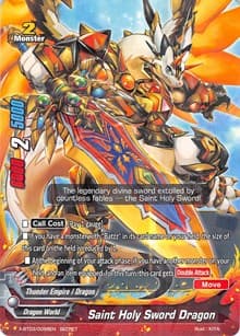 Saint Holy Sword Dragon - Overturn! Thunder Empire!! - Future Card BuddyFight card