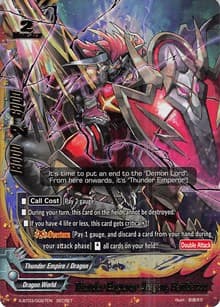 Thunder Emperor Dragon, Barlbatzz - Overturn! Thunder Empire!! - Future Card BuddyFight card