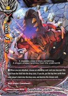 Landmine Jailer, Izmine - Overturn! Thunder Empire!! - Future Card BuddyFight card