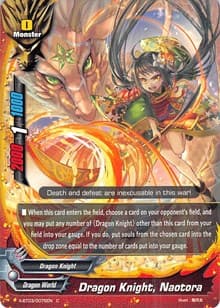 Dragon Knight, Naotora - Overturn! Thunder Empire!! - Future Card BuddyFight card