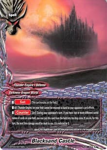 Blacksand Castle - Overturn! Thunder Empire!! - Future Card BuddyFight card