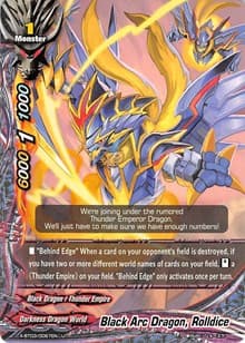 Black Arc Dragon, Rolldice - Overturn! Thunder Empire!! - Future Card BuddyFight card