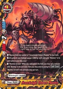 Armorknight Reborn Mummy - Overturn! Thunder Empire!! - Future Card BuddyFight card