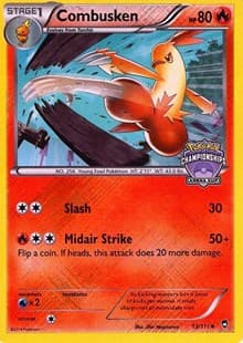 Combusken - 13/111 (Arena Cup Championships) - League & Championship Cards - Pokemon card