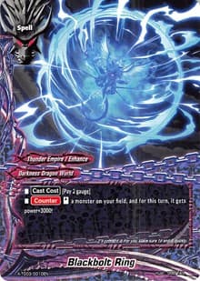 Blackbolt Ring - X-TD03: Thunderous Warlords Alliance - Future Card BuddyFight card