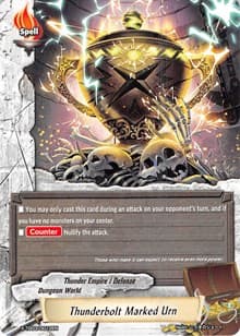 Thunderbolt Marked Urn - X-TD03: Thunderous Warlords Alliance - Future Card BuddyFight card