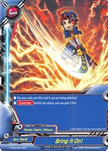 Bring It On! - X-TD03: Thunderous Warlords Alliance - Future Card BuddyFight card