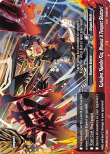 Turbulent Thunder Fist, Blowout X Tempest Shatter! - X-TD03: Thunderous Warlords Alliance - Future Card BuddyFight card