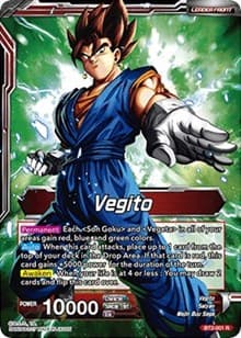 Vegito // Fusion Warrior Super Saiyan Vegito - Union Force - Dragon Ball Super: Masters card