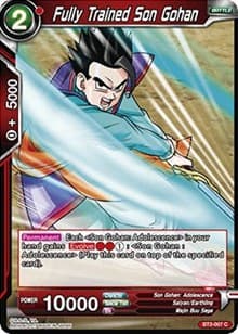 Fully Trained Son Gohan - Union Force - Dragon Ball Super: Masters card