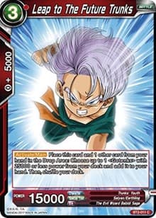 Leap to The Future Trunks - Union Force - Dragon Ball Super: Masters card