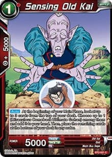 Sensing Old Kai - Union Force - Dragon Ball Super: Masters card