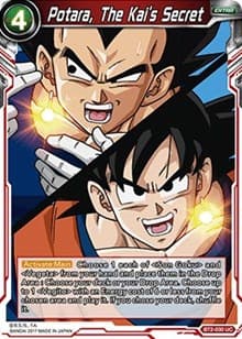 Potara, The Kai's Secret - Union Force - Dragon Ball Super: Masters card