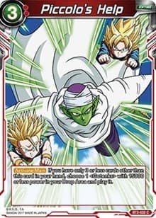 Piccolo's Help - Union Force - Dragon Ball Super: Masters card
