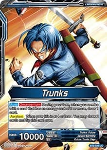 Trunks // Trunks, Hope for the Future - Union Force - Dragon Ball Super: Masters card