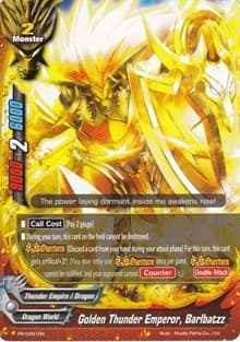 Golden Thunder Emperor, Barlbatzz - Promo Cards - Future Card BuddyFight card