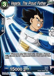 Vegeta, The Proud Father - Union Force - Dragon Ball Super: Masters card