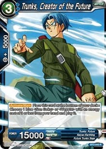 Trunks, Creator of the Future - Union Force - Dragon Ball Super: Masters card