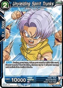 Unyielding Spirit Trunks - Union Force - Dragon Ball Super: Masters card