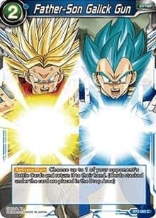 Father-Son Galick Gun - Union Force - Dragon Ball Super: Masters card