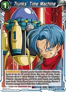 Trunks' Time Machine - Union Force - Dragon Ball Super: Masters card