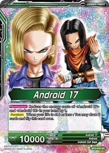 Android 17 // Diabolical Duo Androids 17 & 18 - Union Force - Dragon Ball Super: Masters card