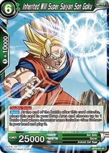 Inherited Will Super Saiyan Son Goku - Union Force - Dragon Ball Super: Masters card