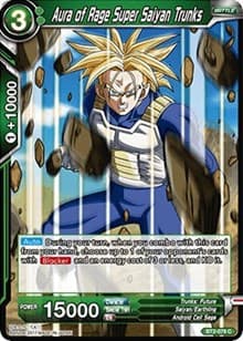 Aura of Rage Super Saiyan Trunks - Union Force - Dragon Ball Super: Masters card