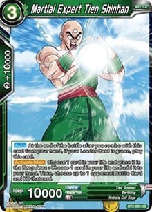 Martial Expert Tien Shinhan - Union Force - Dragon Ball Super: Masters card