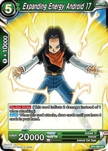 Expanding Energy Android 17 - Union Force - Dragon Ball Super: Masters card