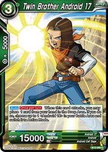 Twin Brother Android 17 - Union Force - Dragon Ball Super: Masters card