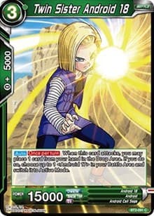 Twin Sister Android 18 - Union Force - Dragon Ball Super: Masters card