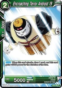 Encroaching Terror Android 19 - Union Force - Dragon Ball Super: Masters card