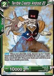 Terrible Creator Android 20 - Union Force - Dragon Ball Super: Masters card