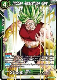 Hidden Awakening Kale - Union Force - Dragon Ball Super: Masters card