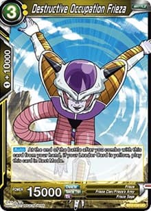 Destructive Occupation Frieza - Union Force - Dragon Ball Super: Masters card