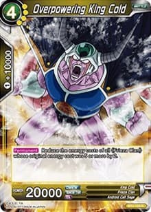 Overpowering King Cold - Union Force - Dragon Ball Super: Masters card