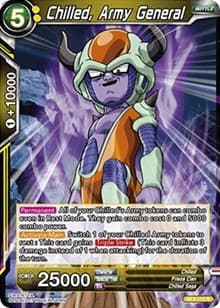 Chilled, Army General - Union Force - Dragon Ball Super: Masters card
