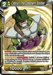 Cabira, The Obedient Soldier - Union Force - Dragon Ball Super: Masters card