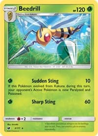 Beedrill - SM - Crimson Invasion - Pokemon card
