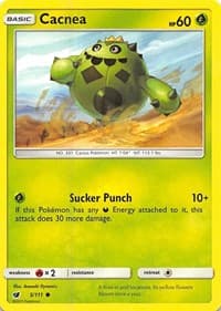 Cacnea - SM - Crimson Invasion - Pokemon card