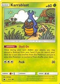 Karrablast - SM - Crimson Invasion - Pokemon card