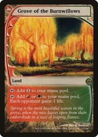 Grove of the Burnwillows - Future Sight - Magic: The Gathering card