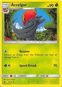 Accelgor - SM - Crimson Invasion - Pokemon card