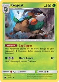 Gogoat - SM - Crimson Invasion - Pokemon card