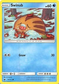 Swinub - SM - Crimson Invasion - Pokemon card