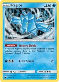 Regice - SM - Crimson Invasion - Pokemon card