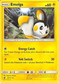 Emolga - SM - Crimson Invasion - Pokemon card